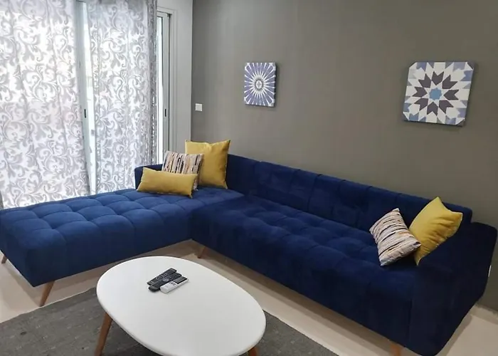 Happy Blue Appartement Palmeraies Aouina